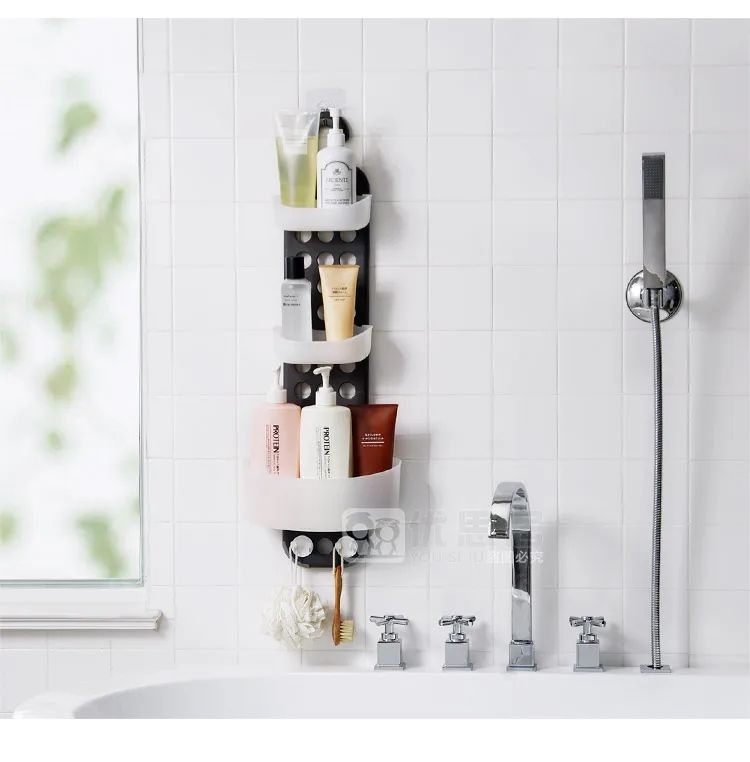 Bathroom wall hanging suction shelves toilet storage rack towel rack wx8201720