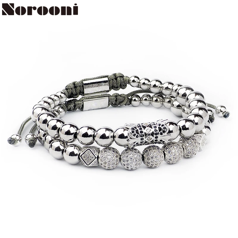 Men Bracelet Stainless Steel beads bracelet men jewelry charms bracelets for women pulseira Men Jewellery Holiday gifts