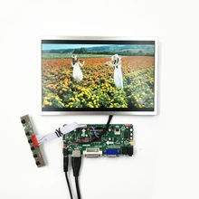 HDMI+ DVI+ VGA+ аудио ЖК-плата контроллера Поддержка 10,1 дюймов ЖК-панель с 1280*800, 500cd+ LVDS кабель+ OSD клавиатура
