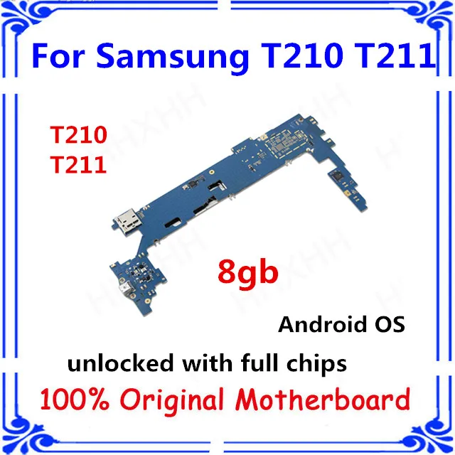 Android система MB Разблокировка для Samsung Galaxy Tab 3 7 0 T210 T211 материнская плата 8 Гб замененная панель/плата|Антенны