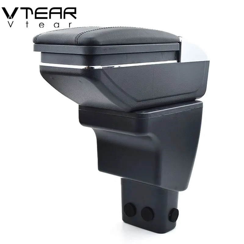Vtear For Hyundai i10 armrest car Centre Console Storage Box arm rest