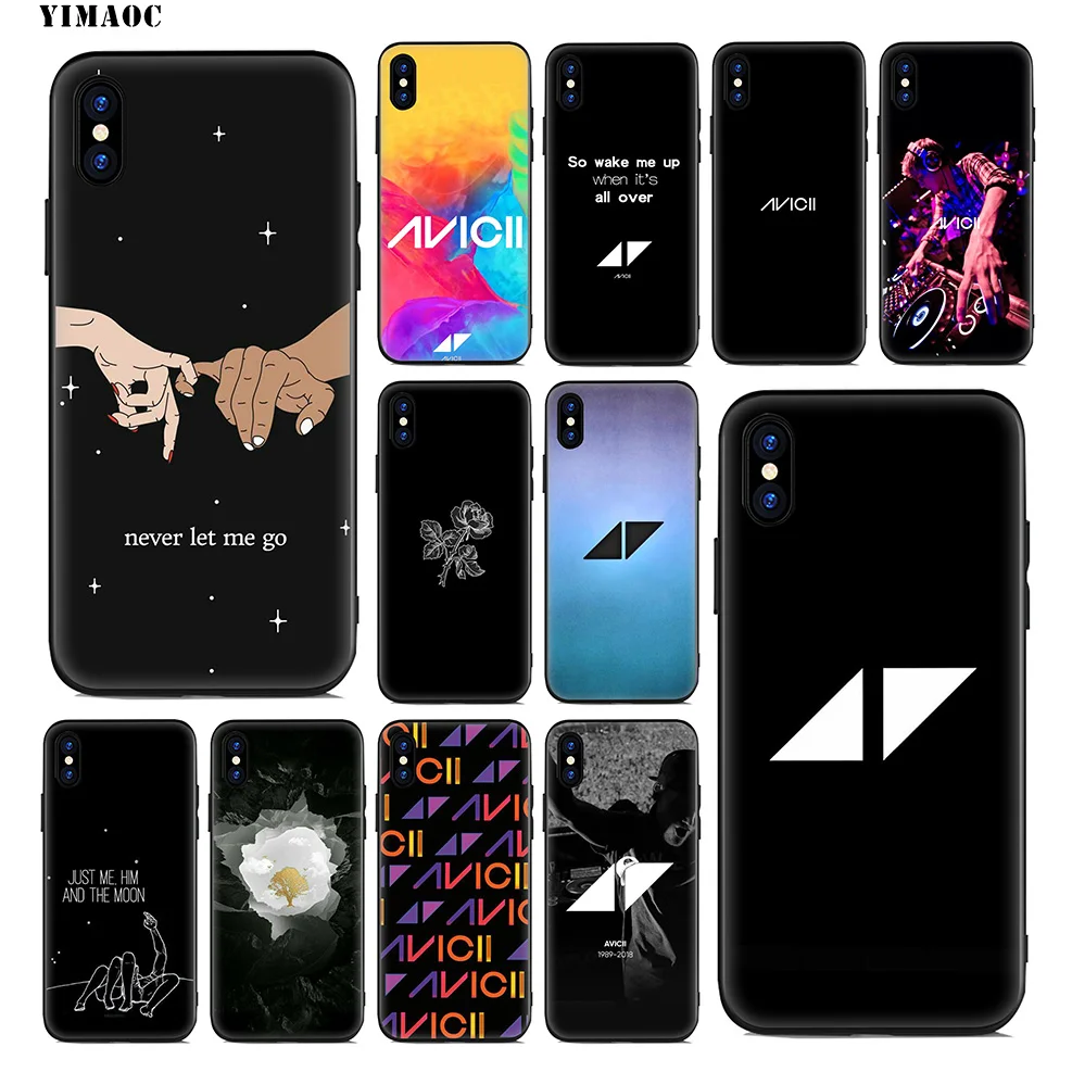 Мягкий силиконовый чехол YIMAOC avicii DJ для iPhone 11 Pro Xr Xs Max X или 10 8 7 6 6S Plus 5 5S SE |