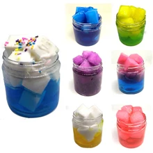 100 мл глина "сделай сам" Пушистая плавающая ароматическая антистрессовая игрушка детская слизь хлопок глина для удаления грязи игрушка пластилин подарки слизь сжимаемые игрушки