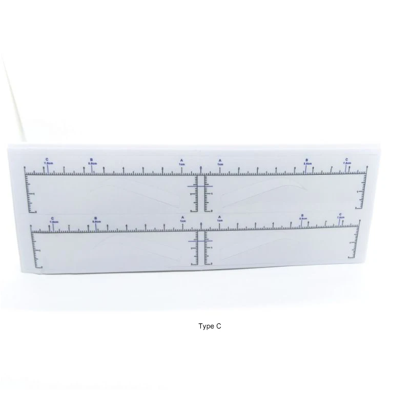 Микроблейдинг стикер одноразовые татуировки брови стикер s Ruler3D бровей инструменты для формирования аксессуары для татуировки руководство по рисованию макияж