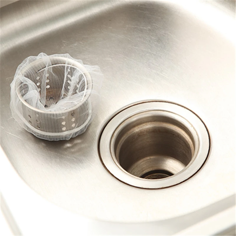 

HOMETREE Kitchen Sink Pool Filter Colanders Sink Accessories Bathroom Residue Water Bag Mesh Pool Drain Bowl Drain Floor H674