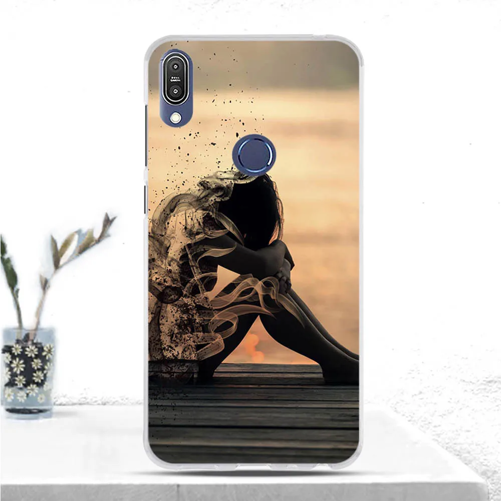 Чехол для Asus Zenfone Max Pro M1 ZB601KL силиконовый мягкий ТПУ чехол телефона ZB602KL