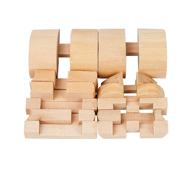 Сердце Форма Творческий 3D головоломки Любань соединяющиеся деревянные игрушки Ранние развивающие игрушки деревянные головоломки головоломка пазлы подарок