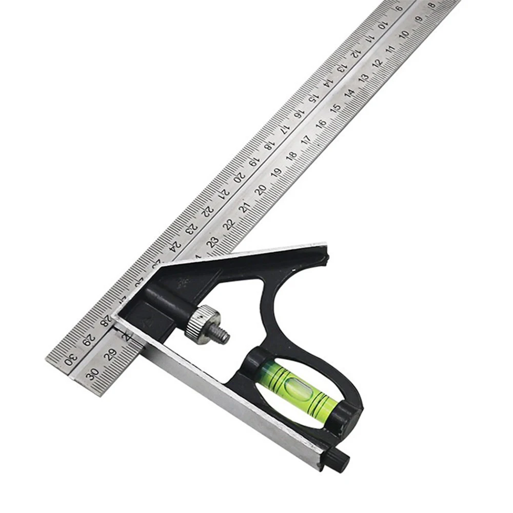 New Hand Tool Parts 300mm Combination Square Angle Ruler 45/90 Degree