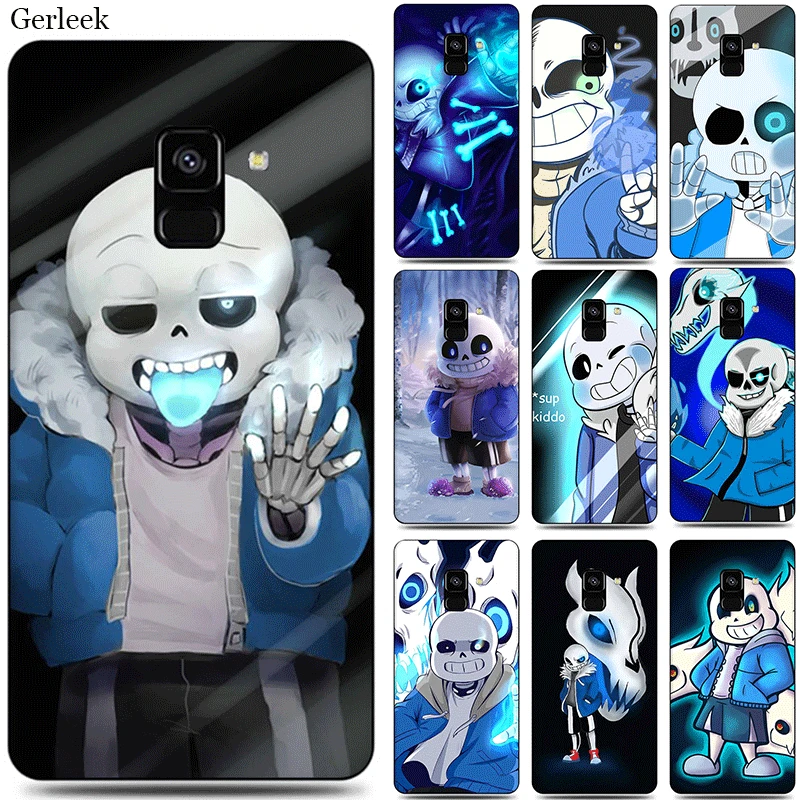 

Phone Case Cover Undertale Papyrus Sans Doggo For Samsung Galaxy A3 A5 A6 Plus 2016 2017 2018 Shell Soft TPU