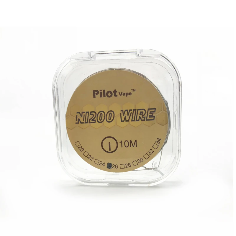 Pilot Vape 10m/roll Ni200 Heating Wires 26/28GA Heating Wire for RDA RTA Atomizer