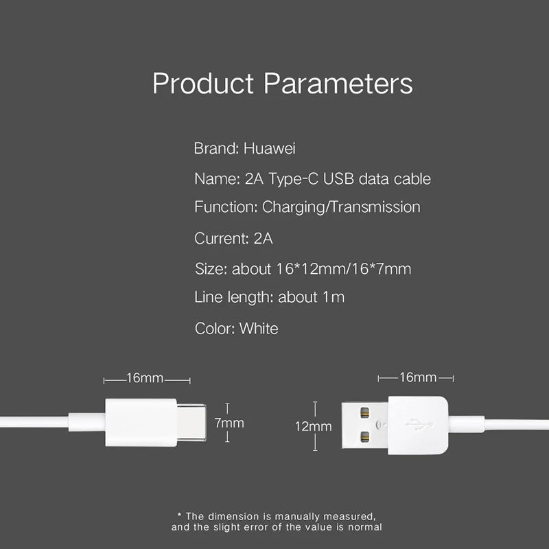 USB Typ C auf USB Sync Ladekabel Kabel für Huawei P9/P9 Plus P10 P20 Pro 