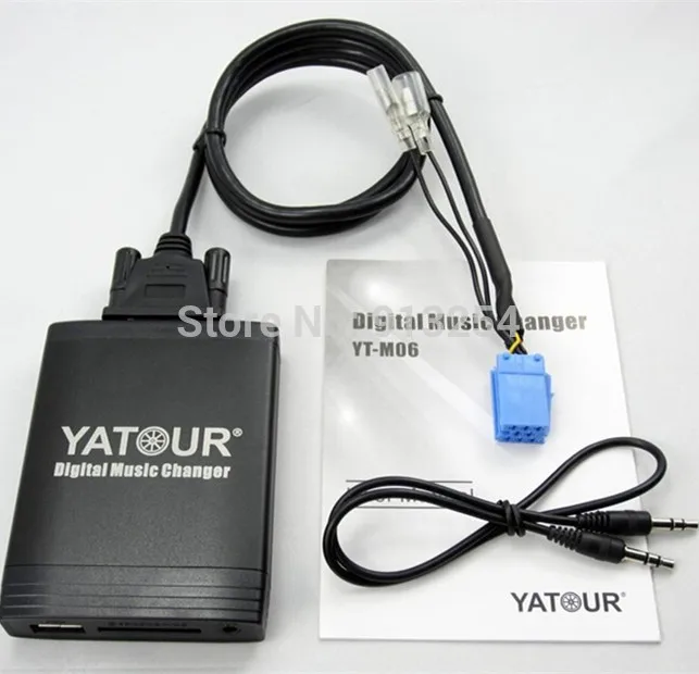 Yatour Digital Music Changer MP3 USB+SD+AUX MP3 Adapter Interface ...