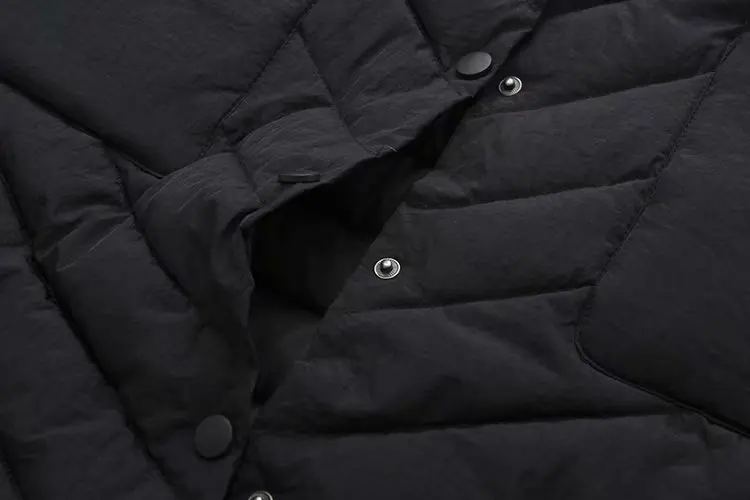 Le Coréenne rembourré Noir Coton Noir rouge Vêtements Vers Hiver Col Manteau Épaississement Lâche Parkas Coton Roulé Bas Outwear gris Long z4qWwAf