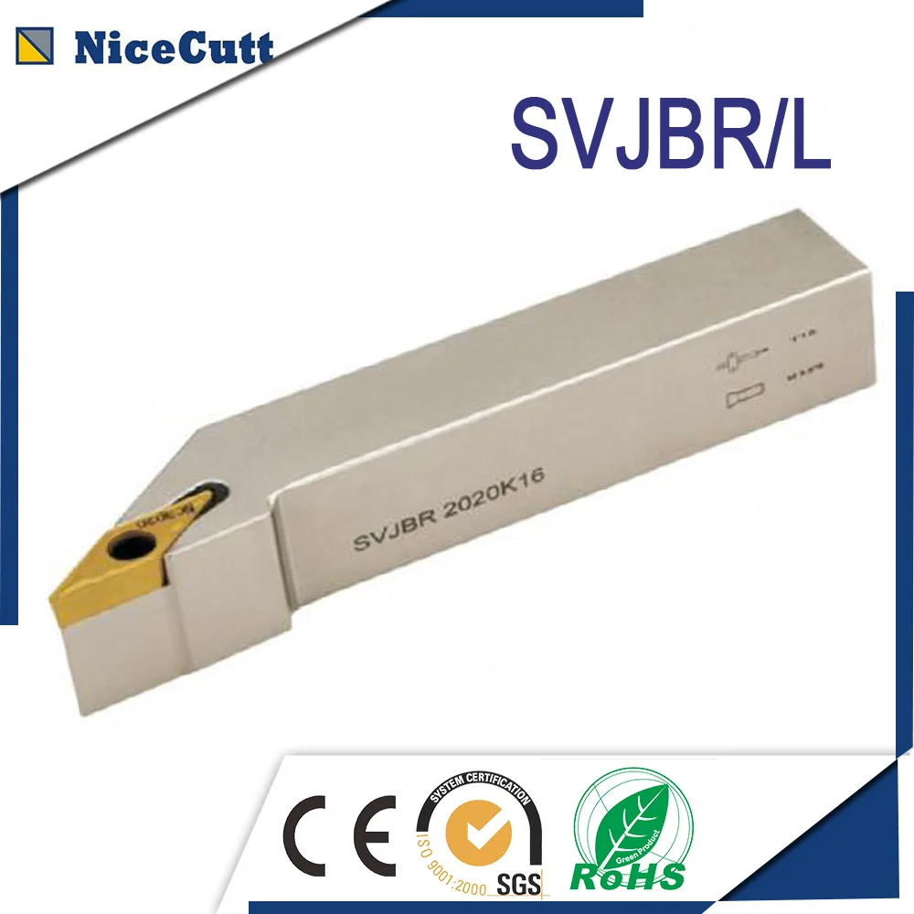 

Free Shipping Indexable External Turning Tool Holder Machine Right Hand Holder SVJBR series Lathe cutting tool