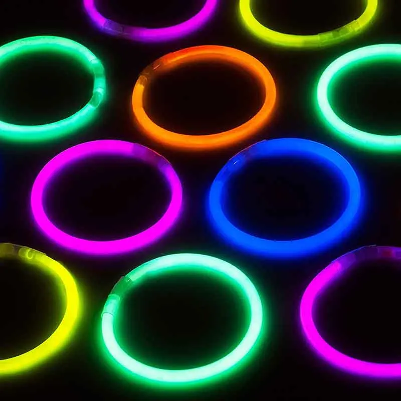 Party Sticks Glow Sticks Bulk 100 Count - 8 Brand Premium Glow In The Dark Light Sticks - Makes Tons of Glow Necklaces and Glow (3)