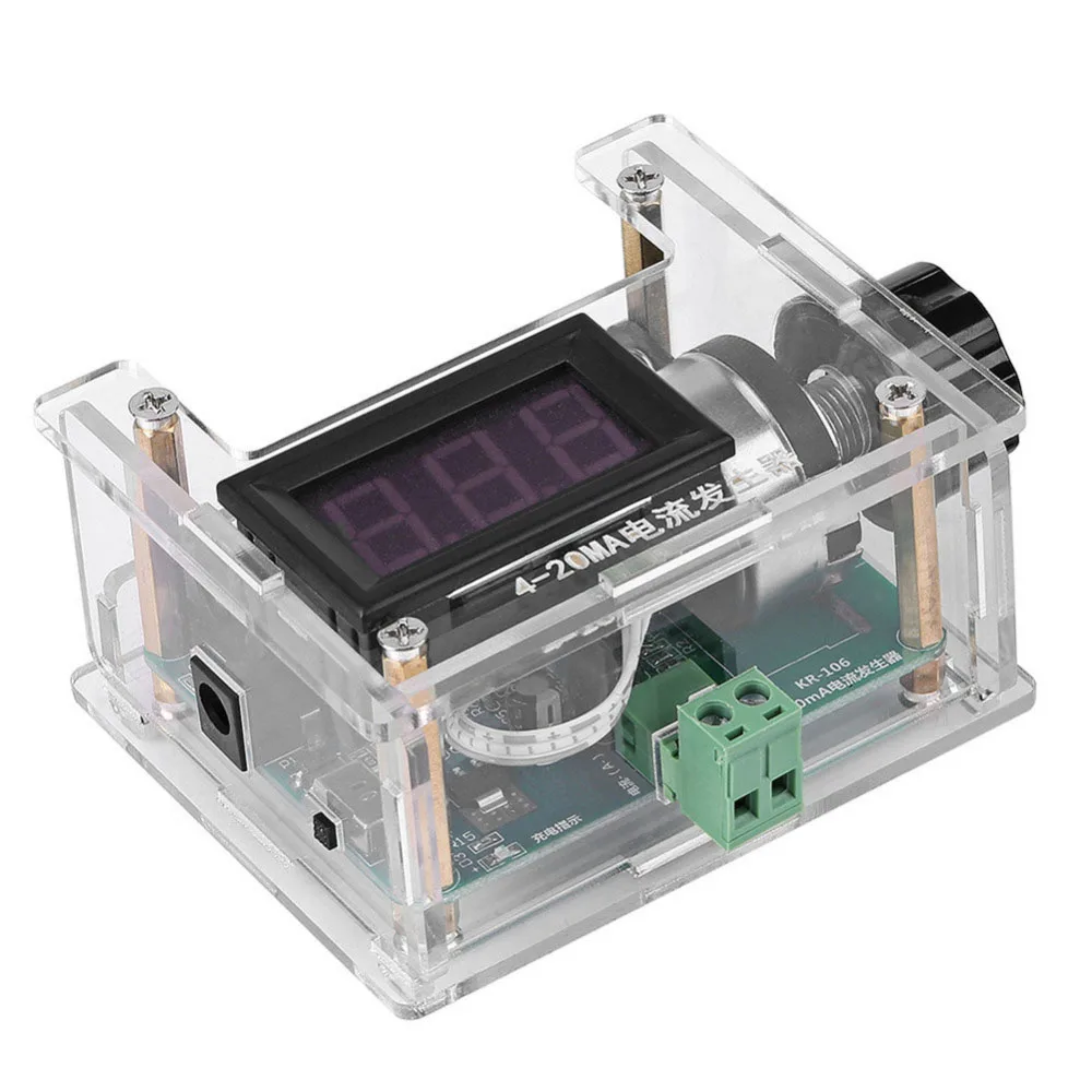 

Hot New 4-20mA Current Generator Signal Generator Constant Current Source Handheld Digital Display Analog Generator Chargeable