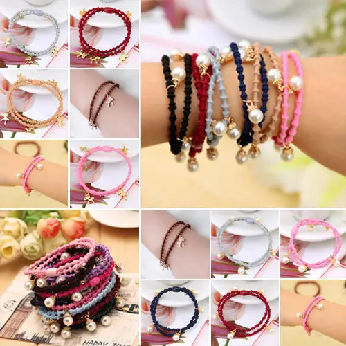 Free Shipping Alloy Horse Pearls Double Rope Link ...