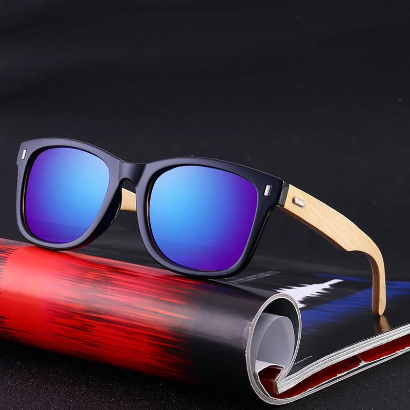 

Trendy Wood Glasses Womens Sunglasses Brand Designer Men Oval Bamboo Leg Sunglasses gafas Wood Sun Glasses hue Oculos de sol