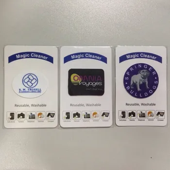 

customized Microfibre mobile sticky screen cleaner wipes,display cleaner,OEM design mobile screen sticker cleaner free shipping
