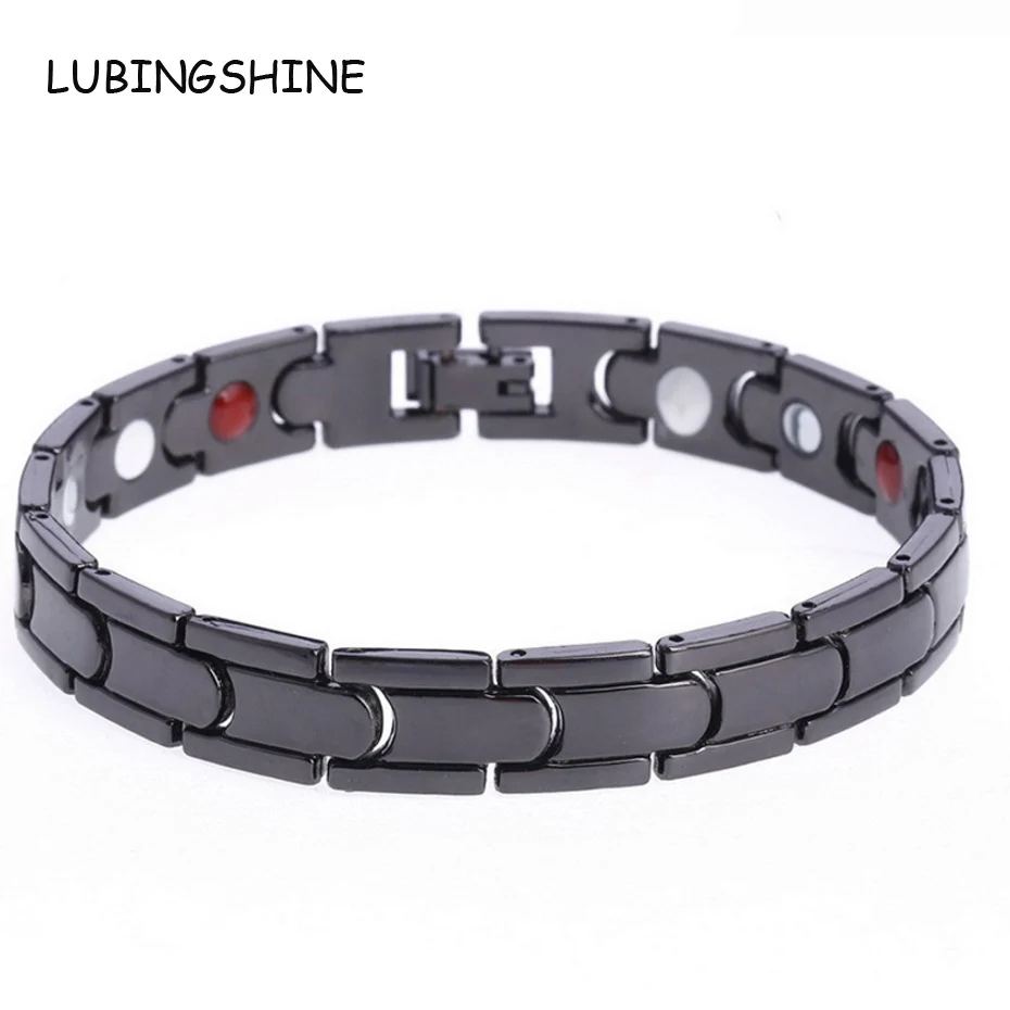 Hot Lubingshine Whole Men Black Energy Health Bracelets Lubingshine Whole Men Black Energy Health Bracelets Bangle Hot Clic Copper Maget Germanium Chain Jewelry