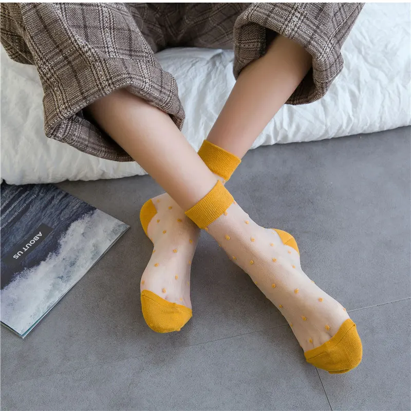 transparent socks girls