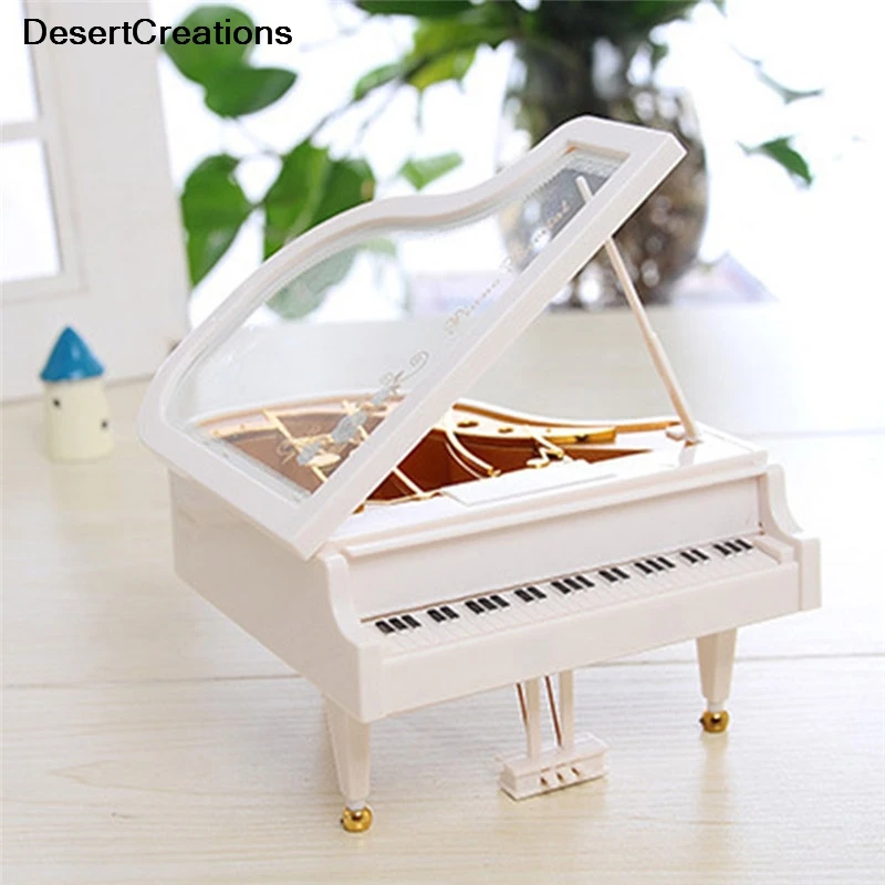 

1 pc Color Random Music Piano Mini New Home Decoration Creative Gifts Love Girl Valentine's Day Christmas gift Cute Figurines