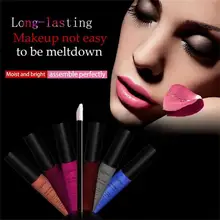 Сексуальная 34 Цвета Водонепроницаемый Матовая жидкая помада макияж блеск для губ матовая помада длительный