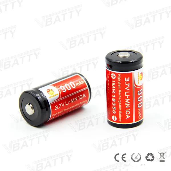 900mah 18350 3.7V 4