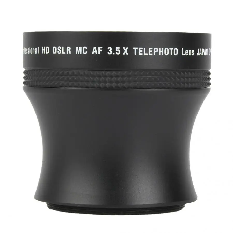52 мм 3.5X Универсальный алюминиевый Телеконвертер телеобъектив DSLR камеры для 52 мм фокусное расстояние линзы с диаметром 18-55 мм
