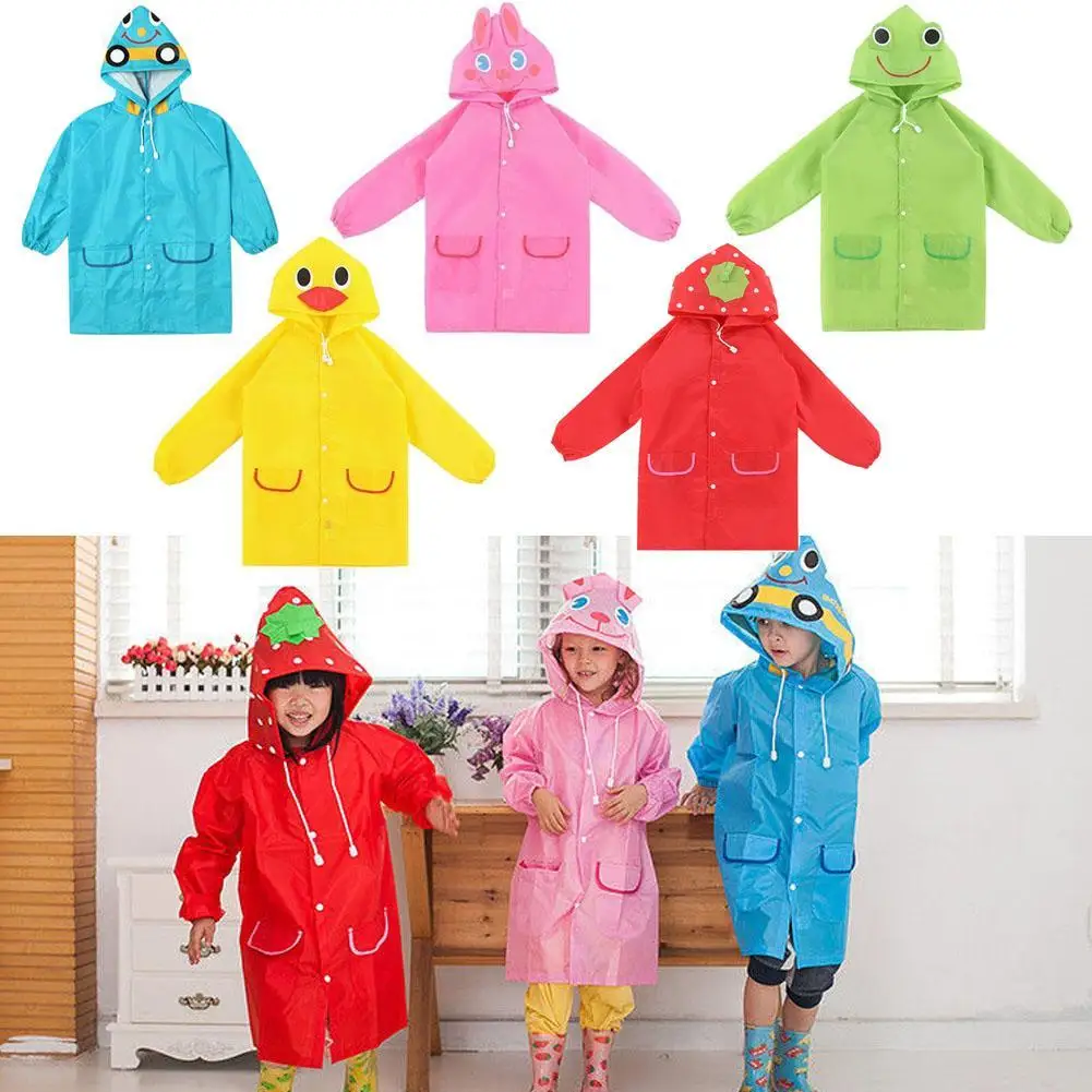Hot Sale New Style Outdoor Cute Waterproof Kids Rain Coat For children
