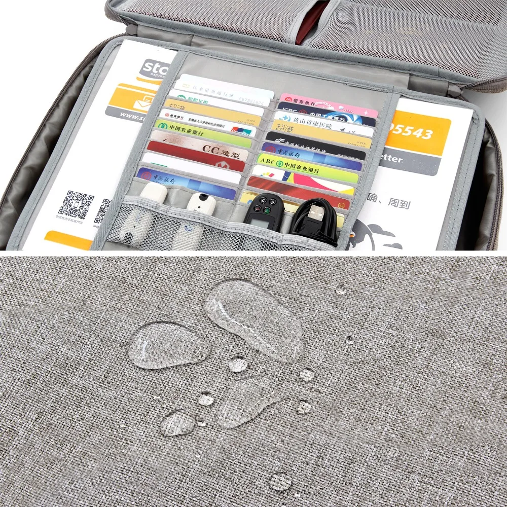 dwaterproof água organizador papéis bolsa de armazenamento