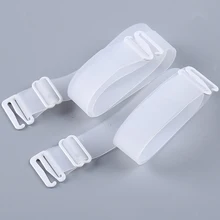 Женские прозрачные бретельки шириной 1,8 см, Нескользящая силиконовая накладка для бюстгальтера, Регулируемый мягкий пояс с открытой спиной, женские аксессуары