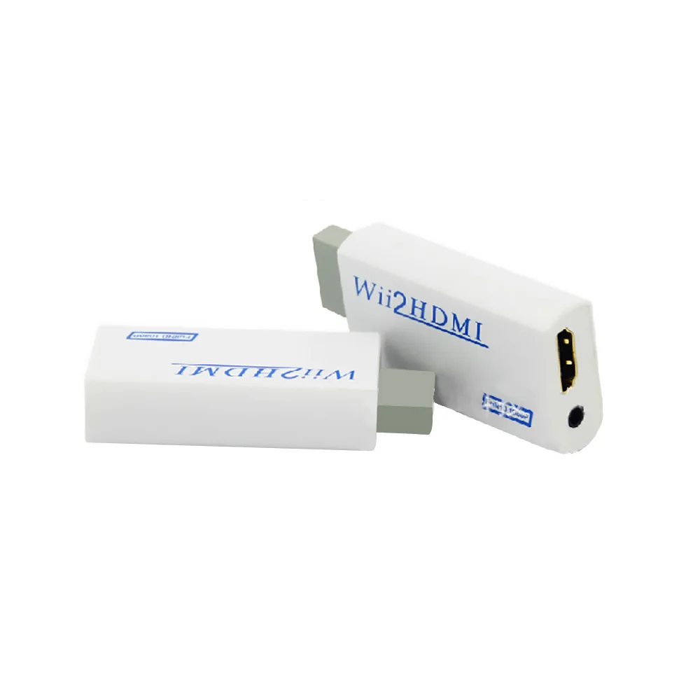 

FDBRO Wii to HDMI Converter Support FullHD 720P 1080P 3.5mm Audio Wii2HDMI Adapter for HDTV Wii Converter to computer headphone