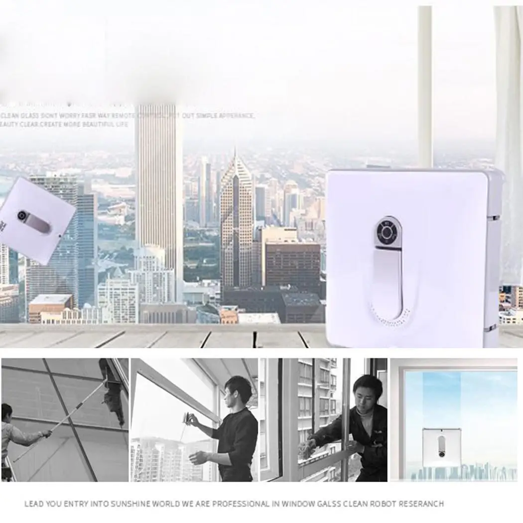 

WS-860 Intelligent Window Cleaner High Suction Window Cleaner Robot Anti-Falling Remote Control Vacuum Cleaner New