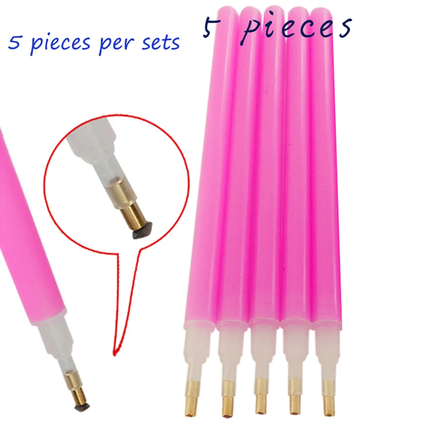 5 pcs / set 5D DIY Diamond Painting Pen diy diamond painting tools
