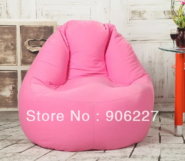 EXTRA LARGE SIZE !! solid pink indoor bean bag lounge -