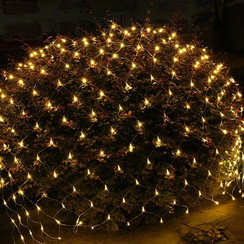 

3x2m 204LED Net Mesh Fairy String Light Twinkle LED Lamp Lighting Tree Lights For Christmas Xmas Wedding Garland Party Decor