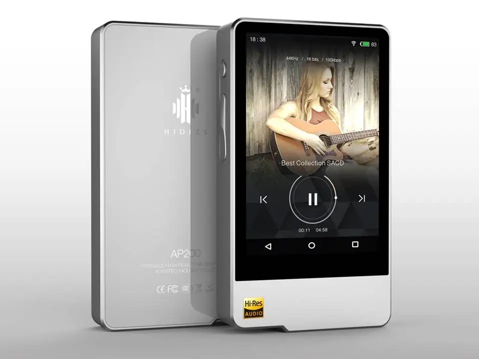 Hidizs AP200 Android Bluetooth ES9118C DAC DSD PCM музыкальный плеер FLAC HiFi без потерь Музыкальный