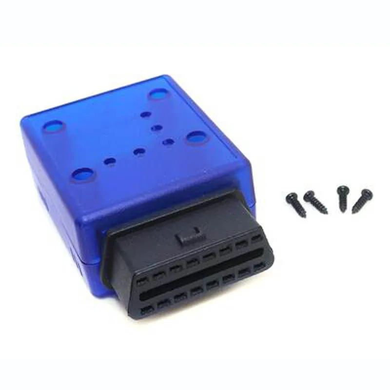 OBDII 16pin женский угловой разъем 16 Pin Obd2 Obd 2 гнездо для провода &quotМама&quot Ii адаптер