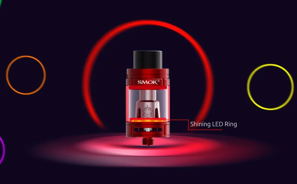 SMOK TFV8, Большой Детский Светильник, распылитель, 5 мл, испаритель, электронная сигарета, Vape танк с V8, Детские катушки, головка резистора