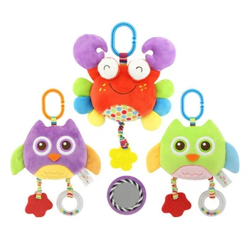 

Infant Newborn Toddler Baby Kids Cute Animals Stroller Bed Around Hanging Bell Rattle Activity Soft Toys Sleep Well Tool
