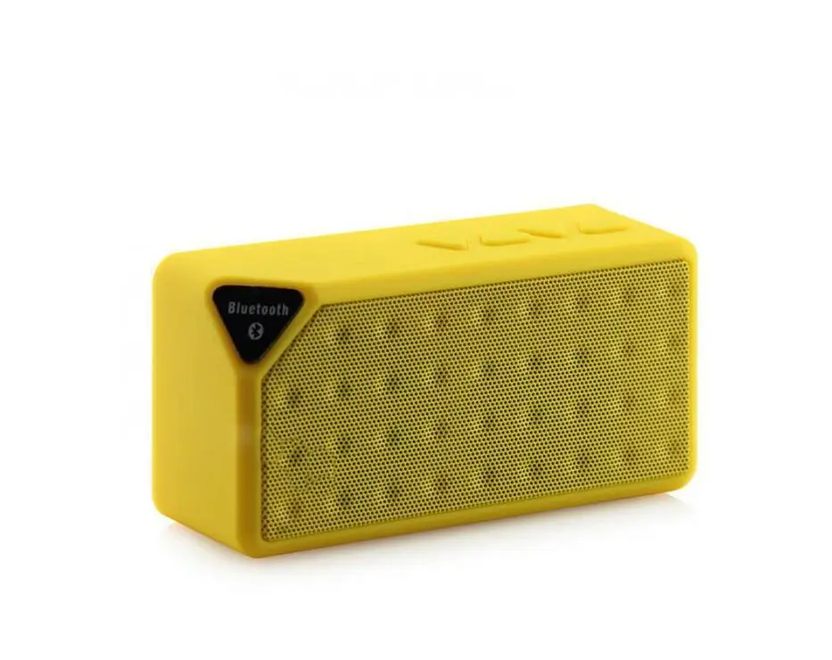 Мини Bluetooth динамик X3 TF USB FM радио беспроводной портативный музыкальный звуковой ящик сабвуфер громкий динамик s с микрофоном для телефона ПК