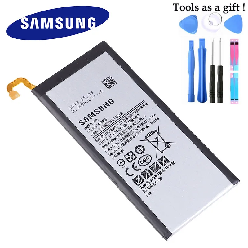 

Samsung GALAXY C7 C7000 Battery Mobile Phone Board EB-BC700ABE Li-ion Replacement 3300mAh
