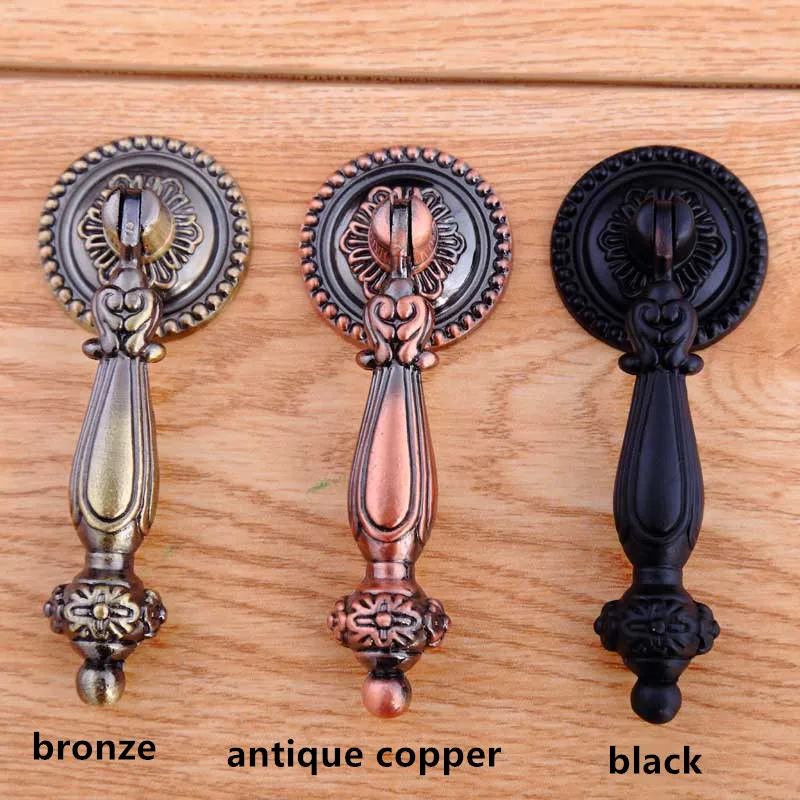 86mm vintage style shaky pendant drawer shoe cabinet knobs ...