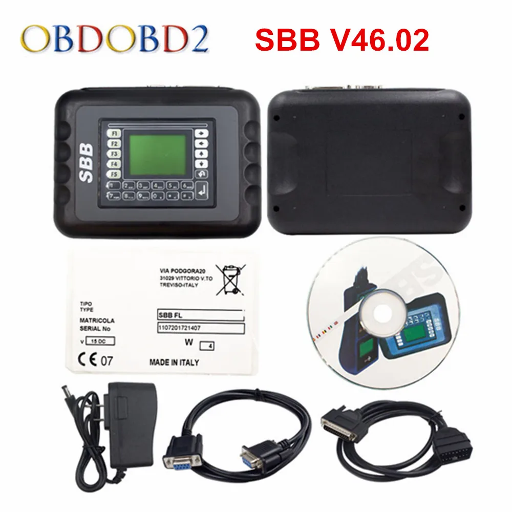 Лучший программатор ключей SBB V46.02 с 9 языками аналогичен функциям CK100
