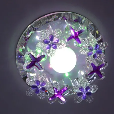 

white warm white E27 3w LED bulb crystal acrylic light bed sitting aisle study room home leds bulb lamp light fixture