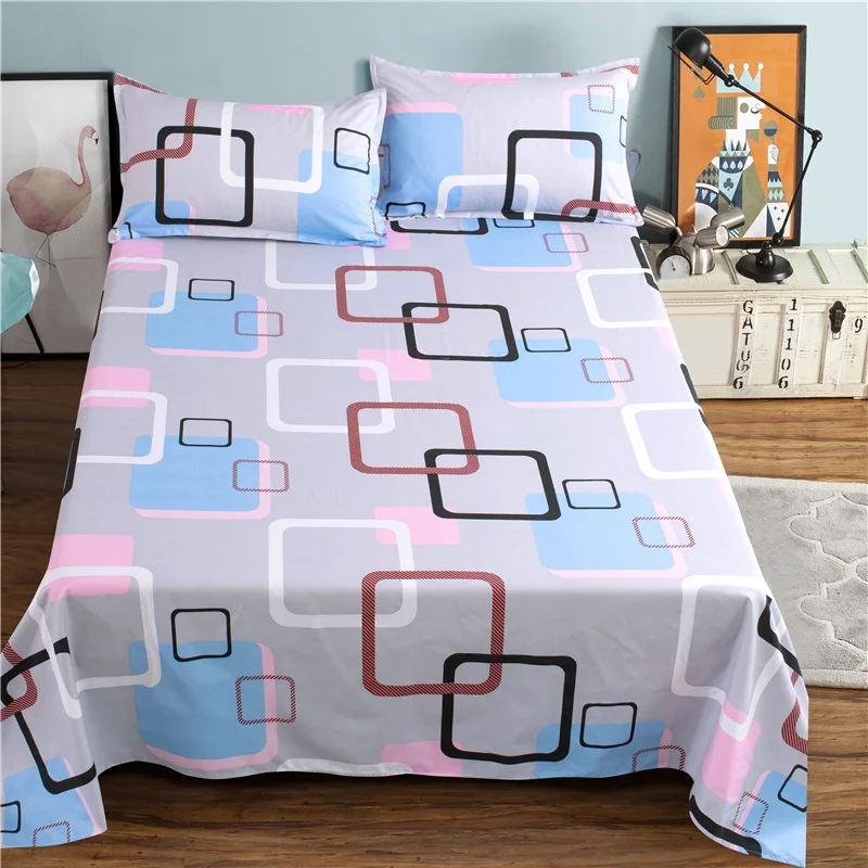  1pc bed sheet sabanas cama Sheets of single bed sheets for students' dormitories 1.8 meters and dou