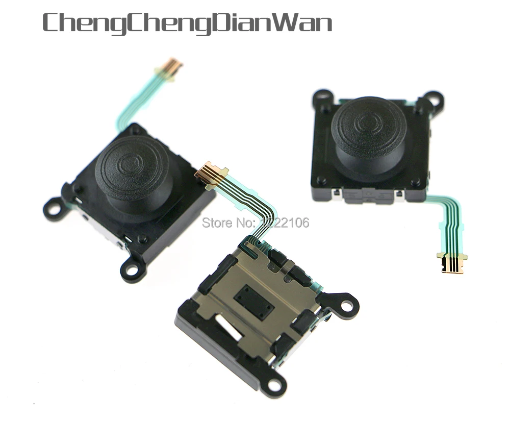 ChengChengDianWan Черный OEM Аналоговый Новый 3D Джойстик для PS Vita PSV 2000 запасная часть