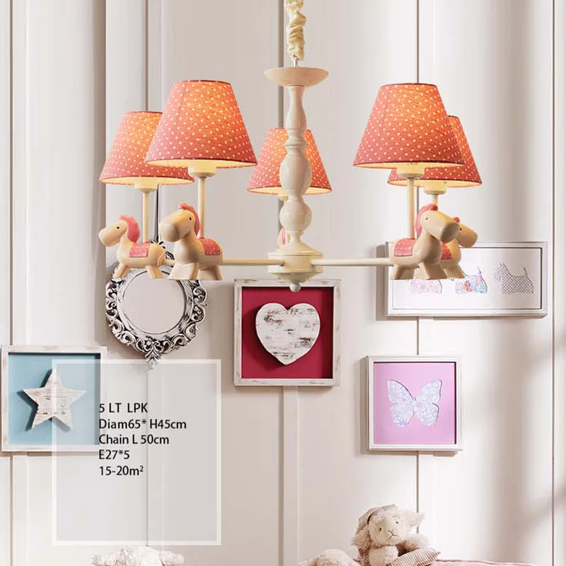 

[Lucas Lights]Modern cartoon LED chandeliers,⌀26in. Medium lamp boy & girl bedroom teen room lighting,energy saving 5 LT bulb