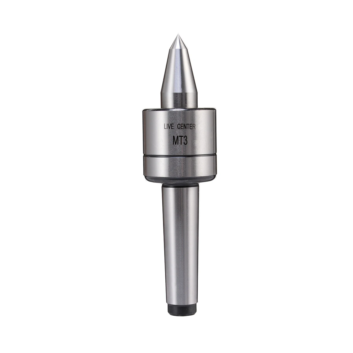 

1pc MT3 Precision Lathe Live Center Morse Taper Bearing Long Nose Turning Tool 0.000197" For Power Tool